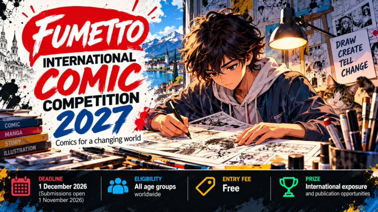 Fumetto 2027 Manga Competition Poster
